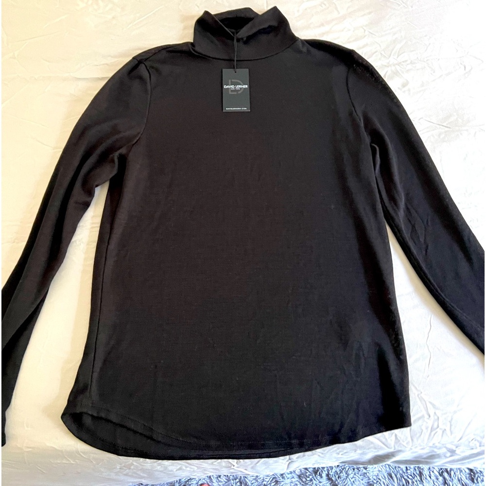 David Lerner women’s cotton turtle neck